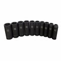 Steelman 10-Piece 1/2'' Drive SAE Deep 6-Point Impact Socket Set 78268